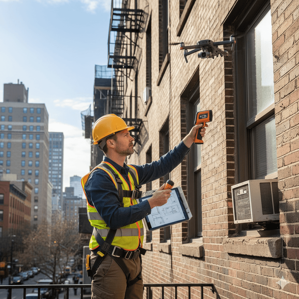 Engenheiro realizando análise técnica